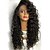 billige Lace-parykker af menneskehår-Human Hair Glueless Full Lace Full Lace Wig Layered Haircut With Bangs style Brazilian Hair Curly Wig 130% Density with Baby Hair Natural Hairline 100% Virgin Unprocessed Women&#039;s Medium Length Human