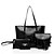 preiswerte Taschensets-Damen Taschen PU Bag Set 4 Stück Geldbörse Set Reißverschluss für Normal Ganzjährig Schwarz Dunkelrot Grau Dunkelbraun