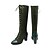 cheap Women&#039;s Boots-Women&#039;s Boots Knee High Boots Plus Size Chunky Heel Round Toe Vintage Ankle Strap Riding Boots Dress Zipper Lace-up Solid Colored Synthetic Nylon Leatherette Knee High Boots Winter Black / Green