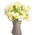 זול פרח מלאכותי-פרחים מלאכותיים 1pcs ענף פסטורלי סגנון ורדים פרחים לשולחן