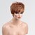 זול פאות ללא כיסוי משיער אנושי-תערובת שיער אנושי פאה קצר ישר קצר תסרוקות 2020 ישר חלק צד הוכן באמצעות מכונה בגדי ריקוד נשים שחור הבינוני אובורן בז בלונדינית / Bleached בלונדינית