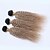 halpa Liukuvärjätyt ja kiharat hiustenpidennykset-3 pakkausta sulkemalla Brasilialainen Kinky Curly Remy-hius Ombre Ombre Hiukset kutoo Hiukset Extensions