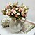 זול פרח מלאכותי-משי פסטורלי סגנון פרחים לשולחן 1