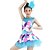cheap Kids&#039; Dancewear-Kids&#039; Dancewear Dress Pattern / Print Women&#039;s Performance Sleeveless Natural Elastic Elastane Lycra