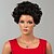 cheap Human Hair Capless Wigs-Human Hair Blend Wig Short Curly Jerry Curl Short Hairstyles 2020 Berry Curly Jerry Curl Hot Sale Machine Made Women&#039;s Natural Black #1B