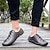 cheap Men&#039;s Slip-ons &amp; Loafers-Men&#039;s Oxfords Comfort Shoes Driving Loafers Casual Party &amp; Evening Leather Black Gray Red Fall Spring