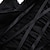 ieftine Rochii Lolita-Lolita gotică lolita rochie de vacanță Rochii Pentru femei Culoare pură Japoneză Costume Cosplay Mărime Plus Personalizate Negru Haine Bal Mată Fluture Fără manșon