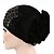 abordables Gorros de lana-Sombrero Sombrero flexible Mujer Blanco Negro Azul Piscina Plisado Cortado Color sólido / Algodón / Tejido