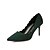 baratos Sapatos de Salto Alto de mulher-Mulheres Sapatos Flanelado Primavera / Outono Conforto Saltos Preto / Cinzento / Verde