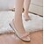 baratos Sapatilhas de mulher-Women&#039;s Flats Casual Summer Ballerina Nubuck Black Beige