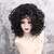 Χαμηλού Κόστους Περούκες από Ανθρώπινη Τρίχα Χωρίς Κάλυμμα-Συνθετικές Περούκες Σγουρά Σγουρά Σύντομα Hairstyles 2019 Περούκα Μεσαίο Μαύρο Συνθετικά μαλλιά Γυναικεία Περούκα αφροαμερικανικό στυλ Μαύρο StrongBeauty