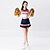 cheap Dance Costumes-Cheerleader Costumes Dance Costumes Skirts Women&#039;s Performance Sleeveless Dropped Polyester