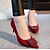 cheap Women&#039;s Heels-Women&#039;s Heels Comfort PU Black Red Green