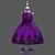 cheap Party Dresses-Kids Little Girls&#039; Dress Floral Solid Colored Party Festival Sequins Jacquard White Purple Red Sleeveless Sweet Dresses Summer Slim