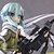 billige Anime-actionfigurer-Anime Actionfigurer Inspireret af Cosplay Shino SAO Kirito Swordman Yuuki Asuna PVC 22.5 cm CM Model Legetøj Dukke Legetøj