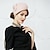 Χαμηλού Κόστους Καπέλα για Πάρτι-Γοητευτικά Καπέλα Καλύμματα Κεφαλής Μαλλί Γάμου Ιπποδρομία Ημέρα της Γυναίκας Κύπελλο Μελβούρνης κοκτέιλ Κομψό Με Καθαρό Χρώμα Ακουστικό Καπέλα