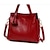 cheap Crossbody Bags-Women&#039;s Bags Cowhide Shoulder Bag Zipper Black / Red / Dark Blue
