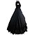 cheap Historical &amp; Vintage Costumes-Gothic Victorian Medieval 18th Century Vacation Dress Dress Party Costume Masquerade Prom Dress Women&#039;s Cotton Costume Black Vintage Cosplay Party Prom Short Sleeve Floor Length Ball Gown Plus Size