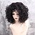 Χαμηλού Κόστους Περούκες από Ανθρώπινη Τρίχα Χωρίς Κάλυμμα-Συνθετικές Περούκες Σγουρά Σγουρά Σύντομα Hairstyles 2019 Περούκα Μεσαίο Μαύρο Συνθετικά μαλλιά Γυναικεία Περούκα αφροαμερικανικό στυλ Μαύρο StrongBeauty