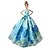 cheap Dolls Accessories-4 pcs For Barbiedoll Green+Blue+Pink+Purple Purple Polyester Dress For Girl&#039;s Doll Toy