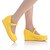 abordables Zapatos Lolita-Mujer Zapatos Sweet Lolita Tacón Cuña Zapatos Un Color 3 cm Negro Blanco Amarillo Cuero Sintético / Cuero de Poliuretano Traje de Halloween / Princesa