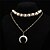 cheap Necklaces-Women&#039;s Pendant Necklace Moon Star double horn Basic Fashion Imitation Pearl Alloy Gold Necklace Jewelry 1pc For Daily Casual