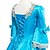 cheap Historical &amp; Vintage Costumes-Punk Lolita Rococo Victorian 18th Century Vacation Dress Dress Party Costume Masquerade Ball Gown Women&#039;s Girls&#039; Satin Costume Blue Vintage Cosplay Long Sleeve Floor Length Ball Gown Plus Size