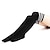 رخيصةأون جوارب-نسائي لوليتا جوارب وجوارب نسائية جوارب الفخذ العليا أبيض أسود رمادي مخطط فوق الركبة قطن اكسسوارات لوليتا / عالية المرونة