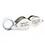 cheap Test, Measure &amp; Inspection Equipment-20X Jeweller Loupe Handheld Magnifier Dual Magnifying Glass Stainless Steel