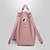Χαμηλού Κόστους Σετ τσάντες-Γυναικεία Σετ τσάντα PU δέρμα 3 σετ Σετ τσαντών Ψώνια Φερμουάρ Φούντα Μαύρο Λευκό Ανθισμένο Ροζ