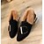 cheap Women&#039;s Slip-Ons &amp; Loafers-Women&#039;s Loafers &amp; Slip-Ons Fur Trim Classic Loafers Flat Heel Pointed Toe Comfort Cashmere Black Brown
