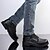 Χαμηλού Κόστους Ανδρικές Μπότες-Ανδρικά Μπότες Χιονιού Δέρμα Φθινόπωρο / Χειμώνας Βίντατζ Μπότες Μποτίνια Χακί / Μαύρο / ΕΞΩΤΕΡΙΚΟΥ ΧΩΡΟΥ / Μπότες Μάχης