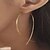 preiswerte Brincos-Stud Earrings Hoop Earrings For Women&#039;s Street Club Gold Plated Alloy