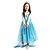 cheap Movie &amp; TV Theme Costumes-Princess Fairytale Cosplay Costume Movie Cosplay Vacation Dress Blue Dress Christmas Halloween New Year Chiffon