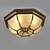 cheap Ceiling Lights-4-Light 50 cm Mini Style Flush Mount Lights Metal Glass Oil-rubbed Bronze Traditional / Classic 110-120V 220-240V / E26 / E27
