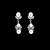 cheap Jewelry Sets-Women&#039;s Synthetic Diamond Necklace Bracelet Rhinestone Earrings Jewelry Silver For Party Wedding