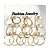 abordables Boucles d&#039;oreilles-18 pcs Boucle d&#039;Oreille Créoles For Femme Cadeau du quotidien Alliage Géométrique