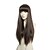 cheap Synthetic Trendy Wigs-Synthetic Wig Straight Bob Wig Very Long Brown Synthetic Hair Women&#039;s Brown