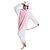 ieftine Pijamale Kigurumi-Adulți Pijama Kigurumi Unicorn Animal Pijama Întreagă Lână polară Roz Cosplay Pentru Bărbați și femei Sleepwear Pentru Animale Desen animat Festival / Sărbătoare Costume