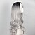cheap Costume Wigs-Synthetic Wig Wavy Wig Long Black / Grey Synthetic Hair Women‘s Gray