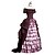 cheap Historical &amp; Vintage Costumes-Plus Size Rococo Victorian 18th Century Ruffle Dress Cocktail Dress Vintage Dress Dress Prom Dress Women&#039;s Costume Vintage Cosplay Party Prom Short Sleeve Floor Length Plus Size