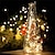 olcso LED szalagfények-led string fények 5m 16.4ft 50 led 2 készlet vízálló 8 mód távirányító időzítő csillogás ip65 tompítható karácsonyi kert party beltéri dekoráció