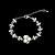 cheap Jewelry Sets-Women&#039;s Synthetic Diamond Necklace Bracelet Rhinestone Earrings Jewelry Silver For Party Wedding