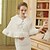 cheap Wraps &amp; Shawls-Faux Fur Wedding / Party / Evening Women&#039;s Wrap With Rhinestone / Printing / Fur Capelets