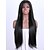 cheap Synthetic Lace Wigs-Synthetic Lace Front Wig Straight Straight Lace Front Wig Medium Length Long Natural Black #1B Synthetic Hair Women&#039;s Black
