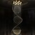 זול נברשות-13 Bulbs 80 cm Crystal / Bulb Included / Designers Chandelier Metal Electroplated Chic &amp; Modern 110-120V / 220-240V