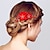 preiswerte Hochzeit Kopfschmuck-Krystall / Organza Haarkämme / Kopfbedeckung mit Blumig 1pc Hochzeit / Besondere Anlässe / Jahrestag Kopfschmuck