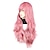 baratos Perucas de Halloween-peruca rosa technoblade cosplay lolita perucas cosplay femininas peruca rosa anime de fibra resistente ao calor de 30 polegadas