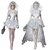 voordelige Halloweenkostuums voor volwassenen (heren/dames)-Zombie Bruid Jurken Cosplay Kostuums Gemaskerd Bal Dames Halloween Carnaval Nieuwjaar Festival / Feestdagen Spandex Grijs Dames Carnaval Kostuums Effen Kleur Kant / Hoofddeksels / Kleding / Kleding