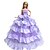 ieftine Accesorii de Păpuși-4 pcs Pentru Barbie Verde + Albastru + Roz + Violet Mov Poliester Rochie Pentru Fata lui păpușă de jucărie